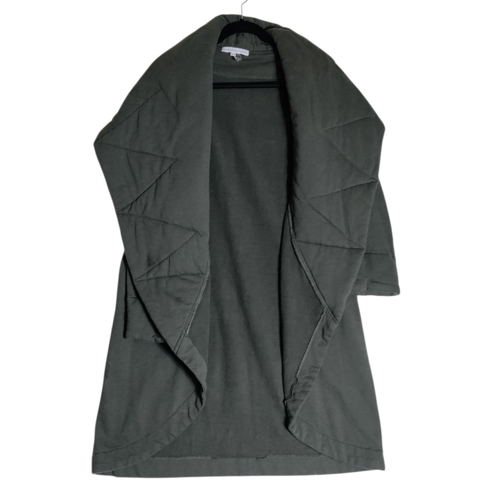 Young‎ Fabulous Broke Quilted Coat M/L Green Oversized Collar